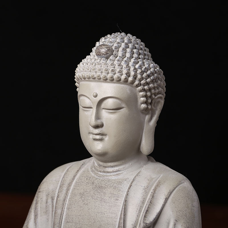 Buddha Candle Tealight Holder White