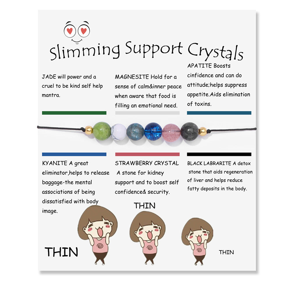 Crystals for Slimming Support - Natural Stone Bracelet