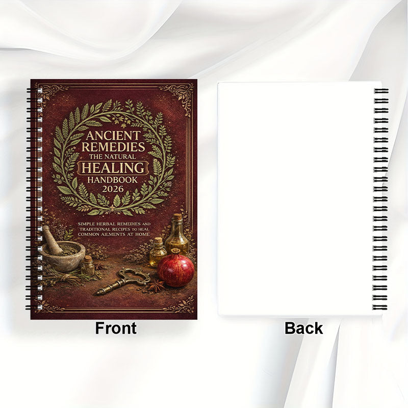 Ancient Remedies Healing Manual — 2026 Spiral Notebook
