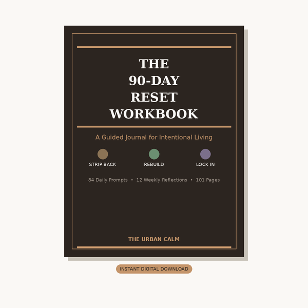 The 90-Day Reset Workbook — Guided Journal for Intentional Living – The ...