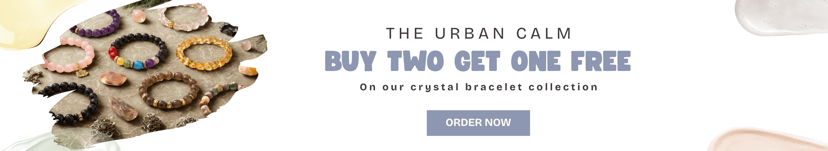 Bracelets Buy 2 Get 1 Free! Banner