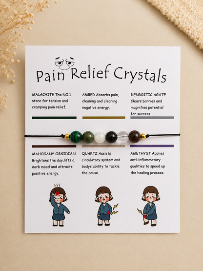 Crystals for Tension & Restless Days — Natural Stone Bracelet