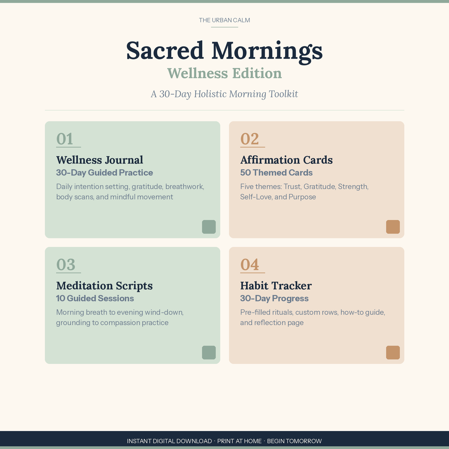 Sacred Mornings Wellness Edition - Product Overview