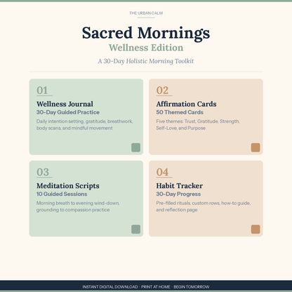 Sacred Mornings Wellness Edition - Product Overview
