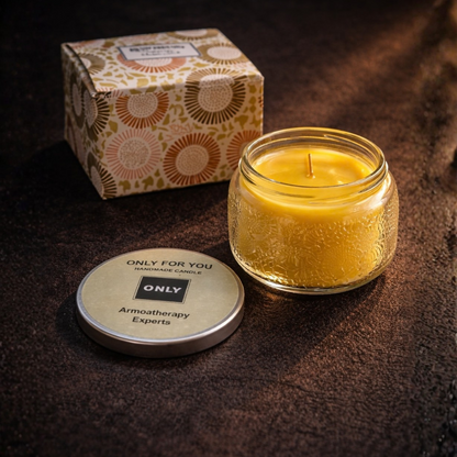Aromatic Mogra Natural Wax Scented Candle