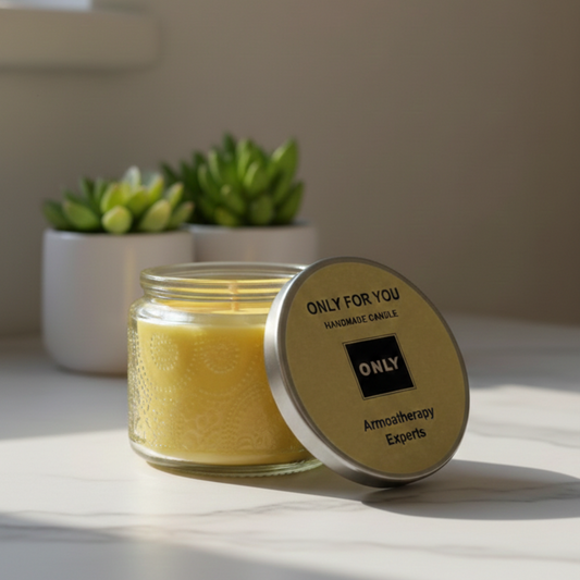 Aromatic Mogra Natural Wax Scented Candle