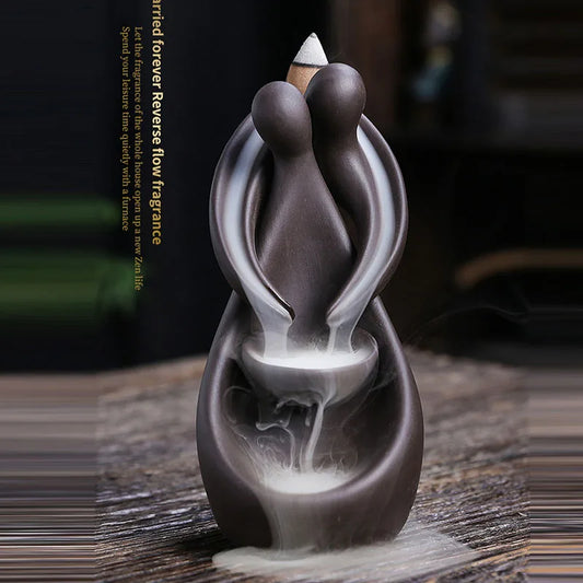 Lovers Backflow Incense Burner — YiXing Ceramic
