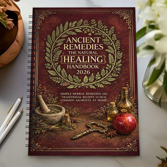 Ancient Remedies Healing Manual — 2026 Spiral Notebook