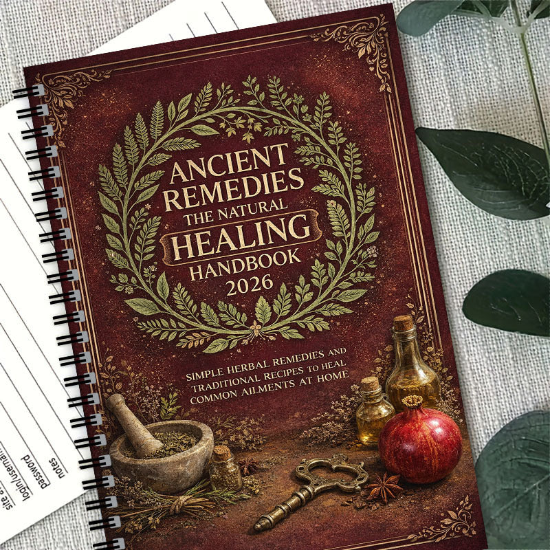 Ancient Remedies Healing Manual — 2026 Spiral Notebook