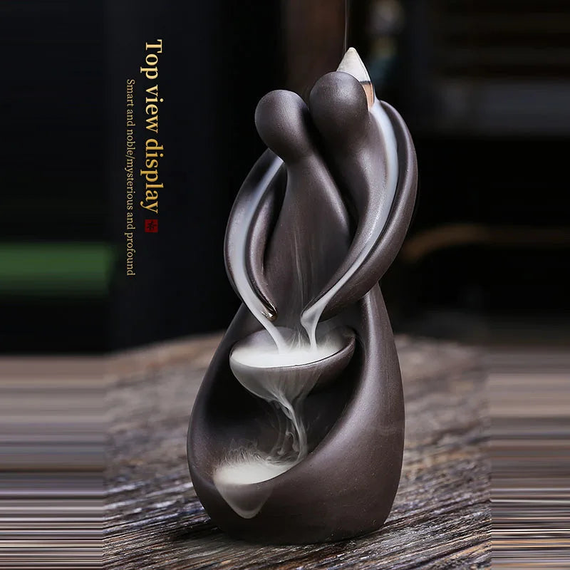 Lovers Backflow Incense Burner — YiXing Ceramic