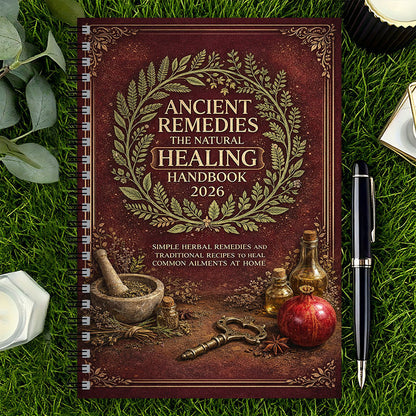 Ancient Remedies Healing Manual — 2026 Spiral Notebook
