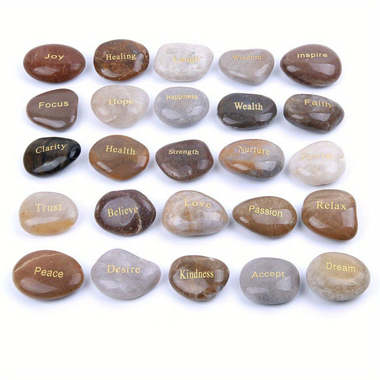 Affirmation River Rocks — Set of 25