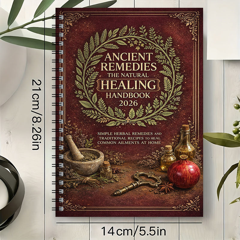 Ancient Remedies Healing Manual — 2026 Spiral Notebook
