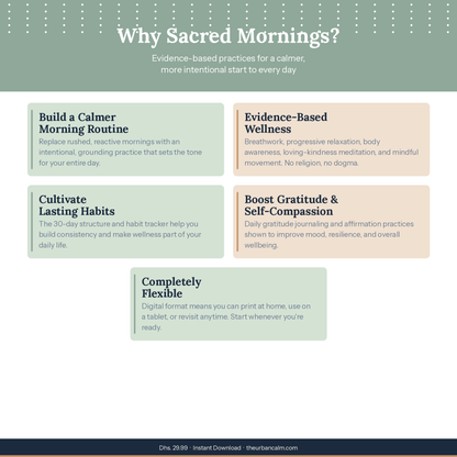 Sacred Mornings - Benefits