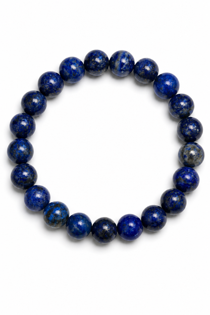 Lapis Lazuli Bracelet natural deep blue crystal beads
