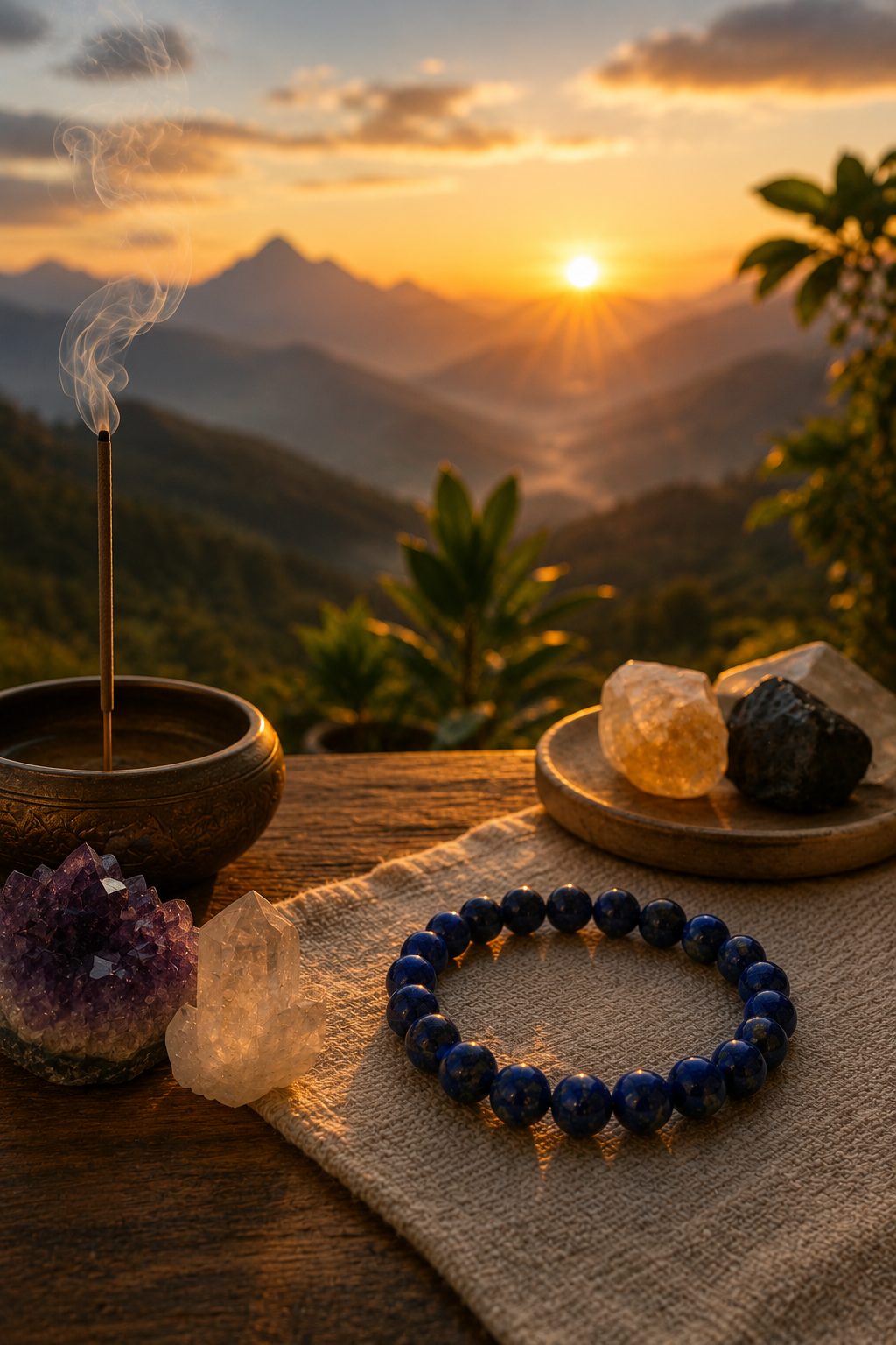 Lapis Lazuli Bracelet lifestyle scene