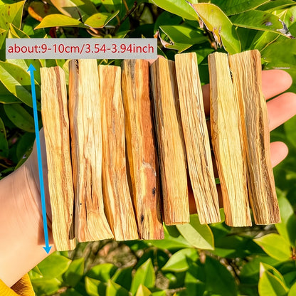 Palo Santo Smudging Set - 12 Natural Sticks with Incense Guidance Card