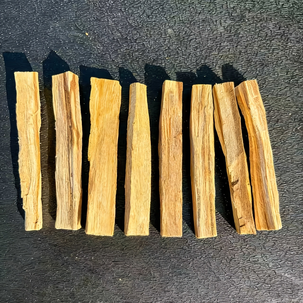 Palo Santo Smudging Set - 6 Natural Sticks with Incense Guidance Card