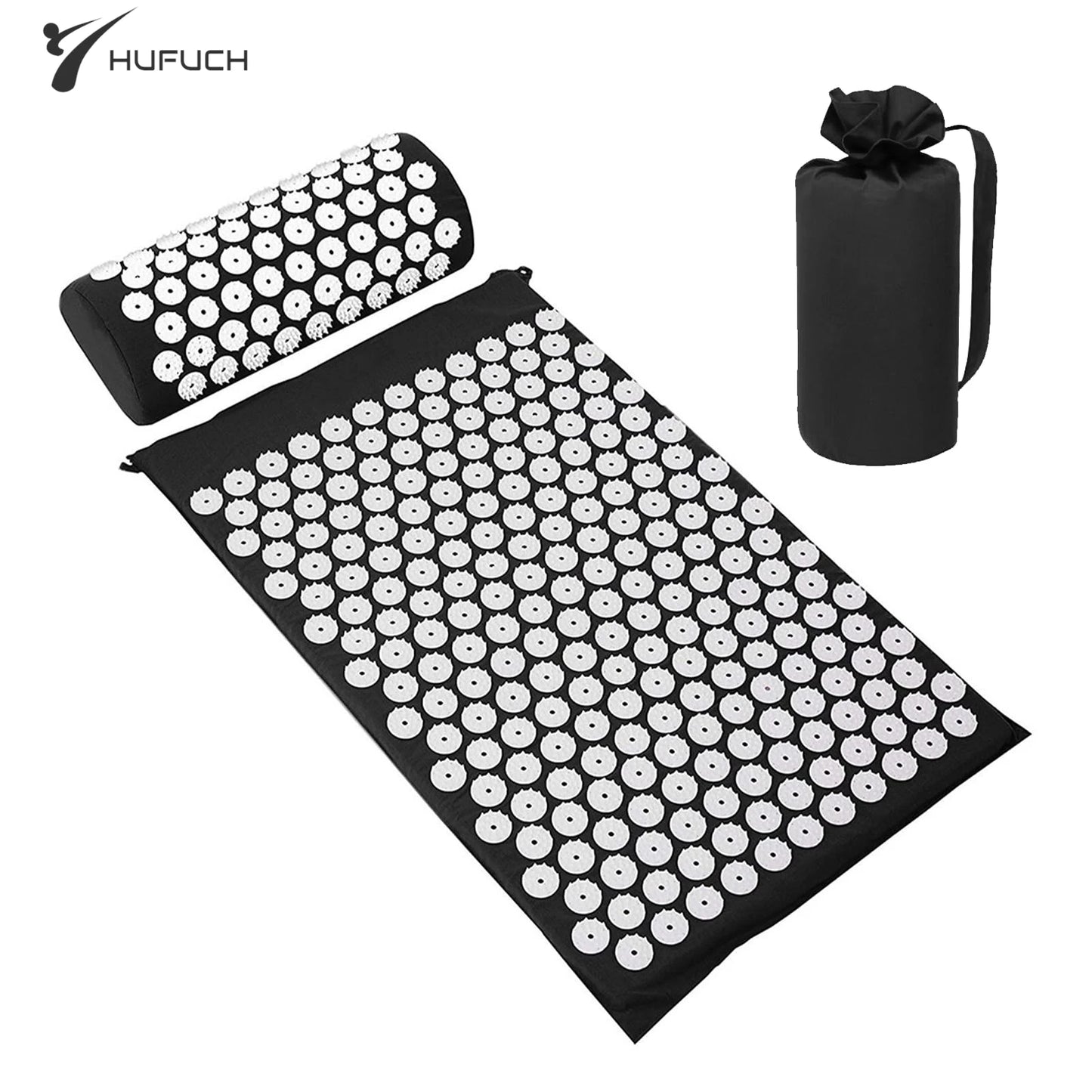 Acupressure Mat & Pillow Set - Stress Relief Massage Kit