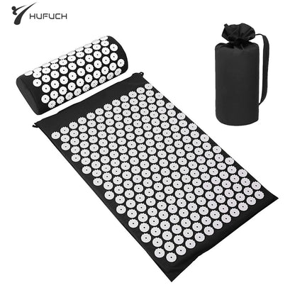 Acupressure Mat & Pillow Set - Stress Relief Massage Kit