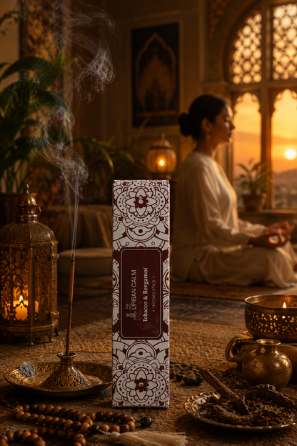 Tobacco & Bergamot Incense Sticks — Premium Aromatherapy Blend
