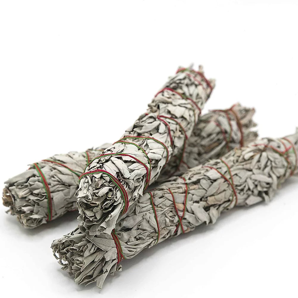 Natural white sage smudge sticks