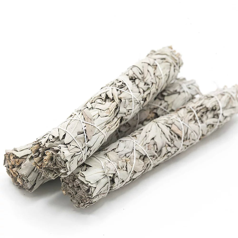 Natural white sage smudge sticks